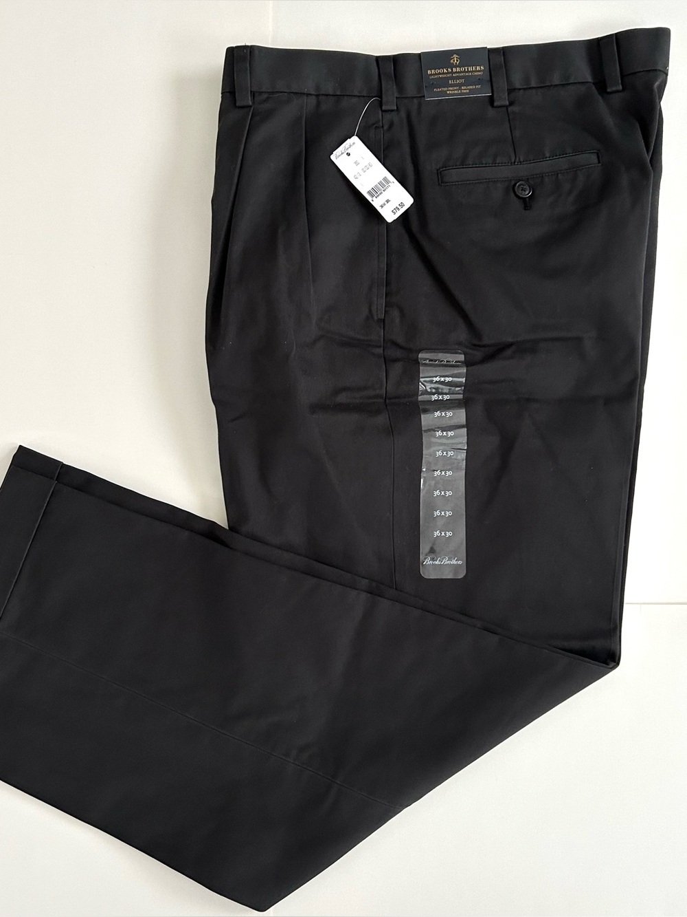 Brooks Brothers 36x30 Relaxed Fit Lightweight Advantage Chino Pants